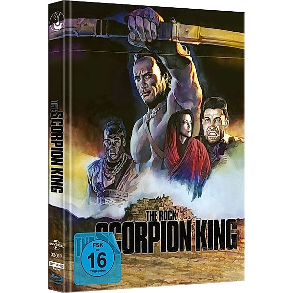 The Scorpion King - Limited Mediabook, Dwayne Johnson, Kelly Hu, Clarke Duncan