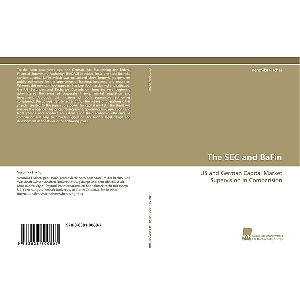The SEC and BaFin, Veronika Fischer
