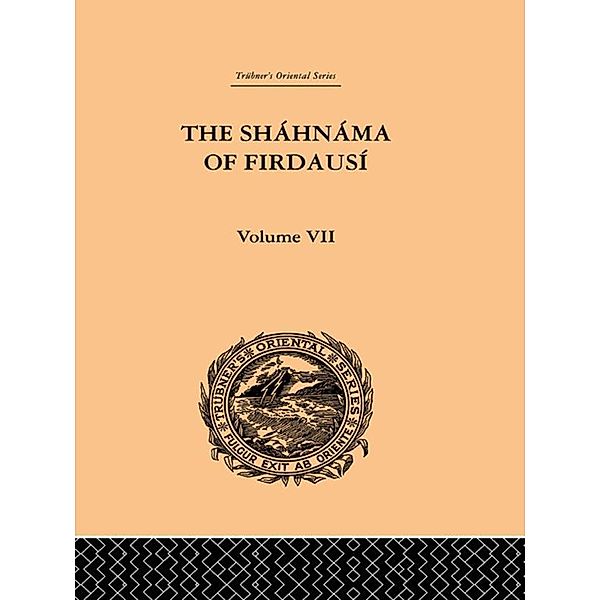 The Shahnama of Firdausi: Volume VII, Arthur George Warner, Edmond Warner