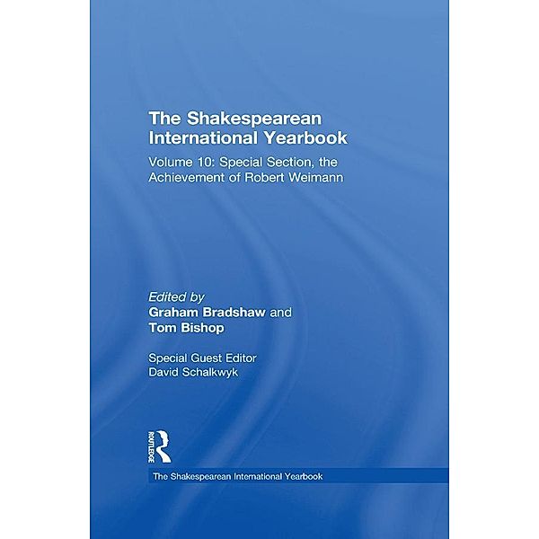 The Shakespearean International Yearbook