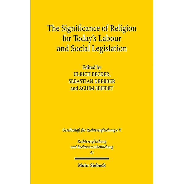 The Significance of Religion for Today's Labour and Social Legislation