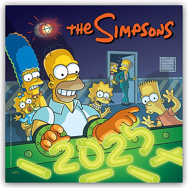 The Simpsons - Die Simpsons 2025 - Wandkalender, Danilo Promotion Ltd