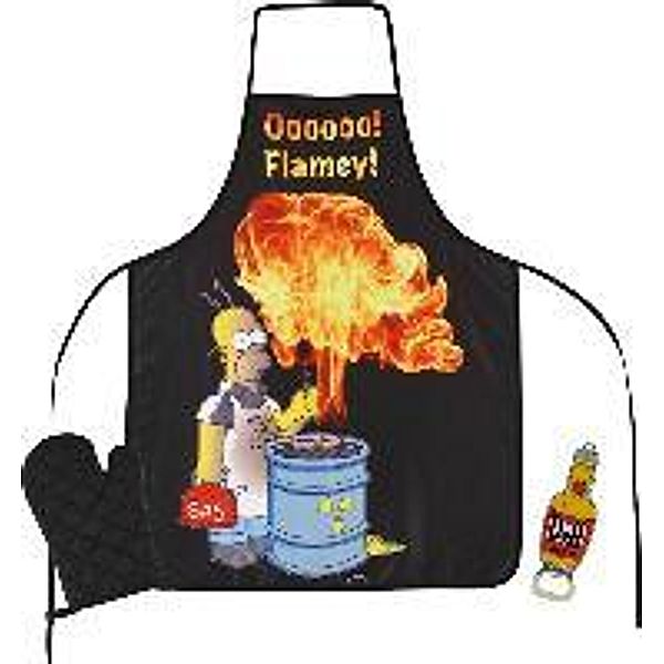 The Simpsons - Grillset, 3tlg. Oooo Flamey!