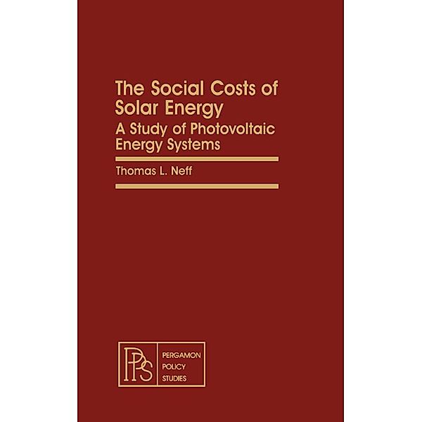 The Social Costs of Solar Energy, Thomas L. Neff
