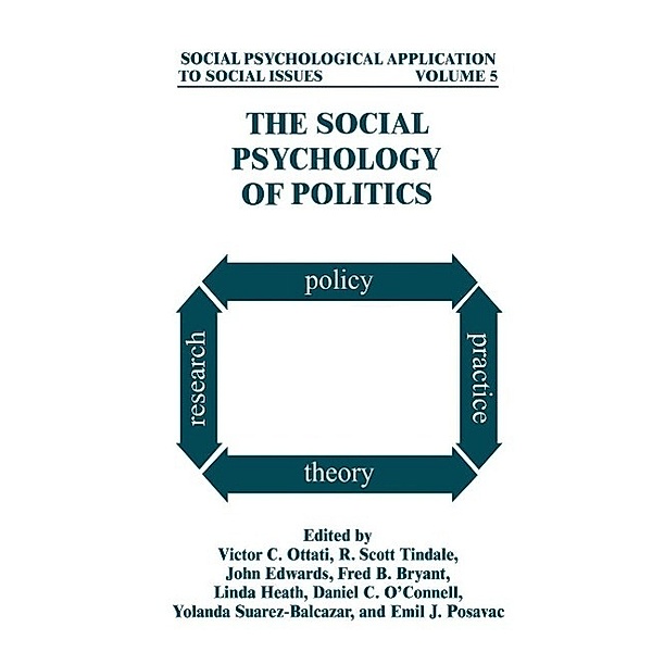 The Social Psychology of Politics / Social Psychological Applications To Social Issues