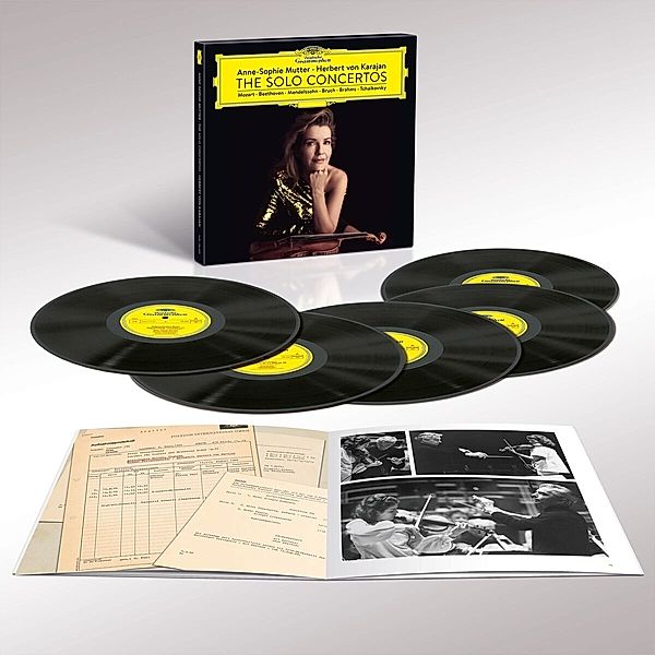 The Solo Concertos (5 LPs) (Vinyl), Anne-Sophie Mutter, Herbert von Karajan