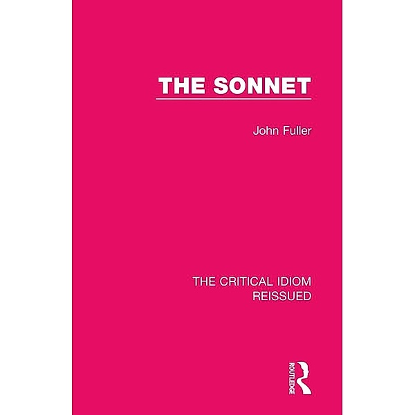 The Sonnet, John Fuller