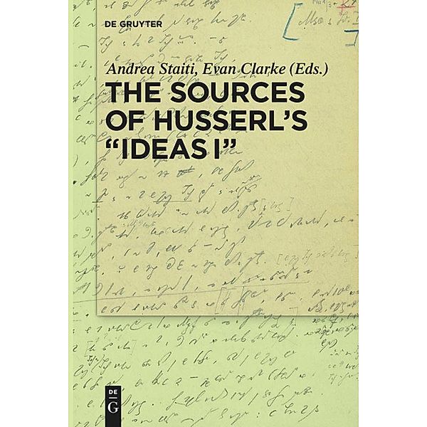 The Sources of Husserl's Ideas I