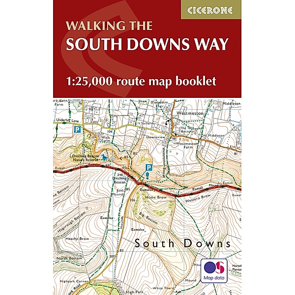 The South Downs Way Map Booklet, Kev Reynolds