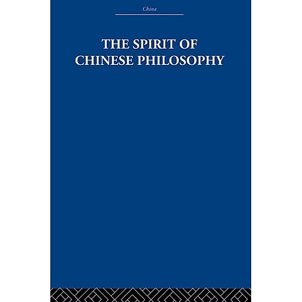 The Spirit of Chinese Philosophy, Fung Yu-Lan