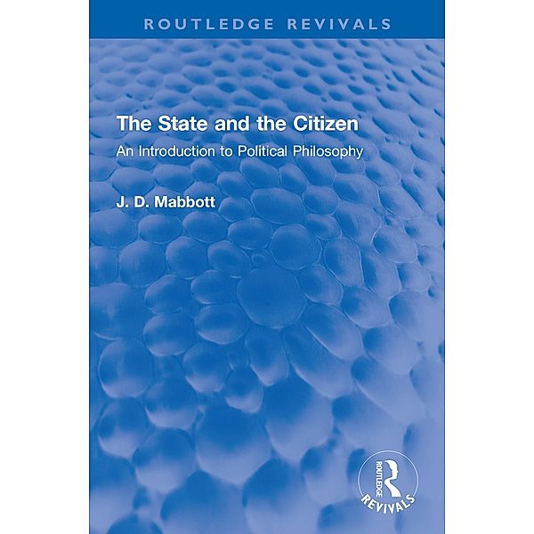 The State and the Citizen, J. D. Mabbott