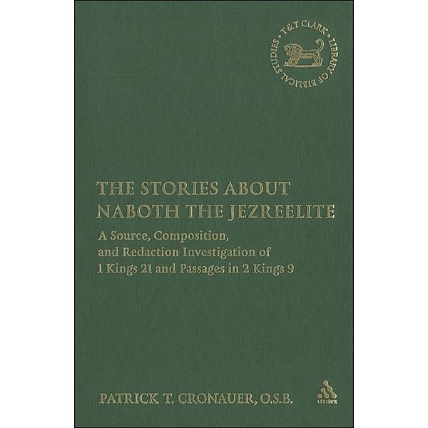 The Stories about Naboth the Jezreelite, O. S. B. Cronauer