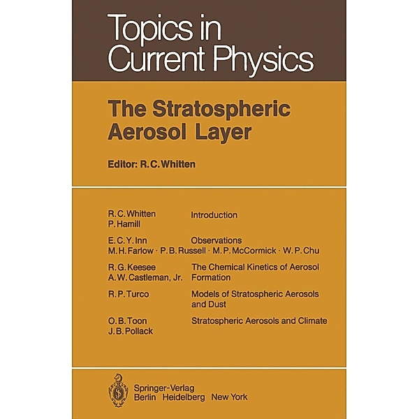 The Stratospheric Aerosol Layer / Topics in Current Physics Bd.28