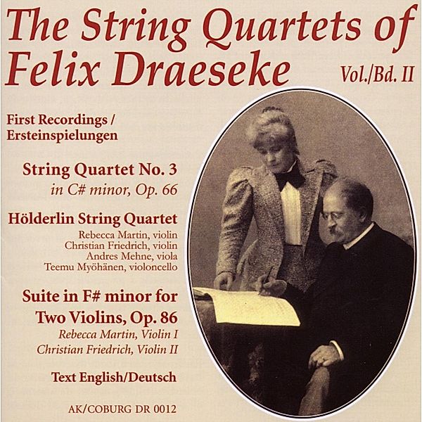 The String Quartets Of Vol.2, Hölderlin String Quartet