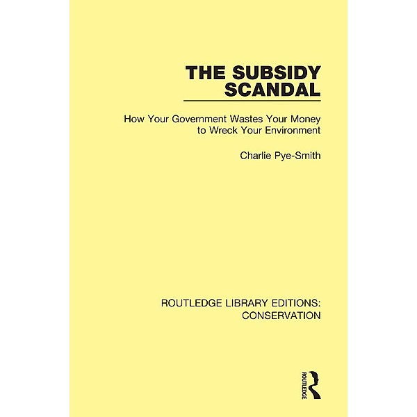 The Subsidy Scandal, Charlie Pye-Smith