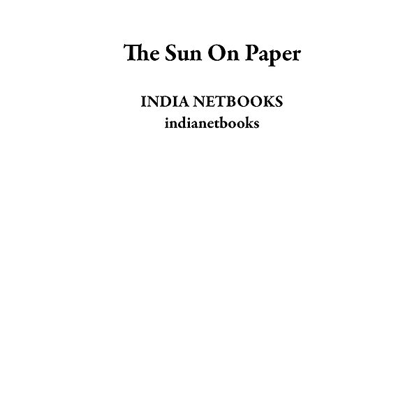 The Sun On Paper, India Netbooks Indianetbooks