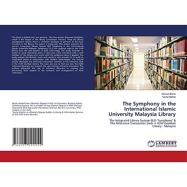 The Symphony in the International Islamic University Malaysia Library, Ahmed Barrie, Taufiq Mathar