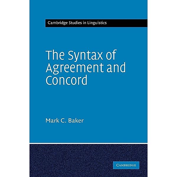 The Syntax of Agreement and Concord, Mark C. Baker