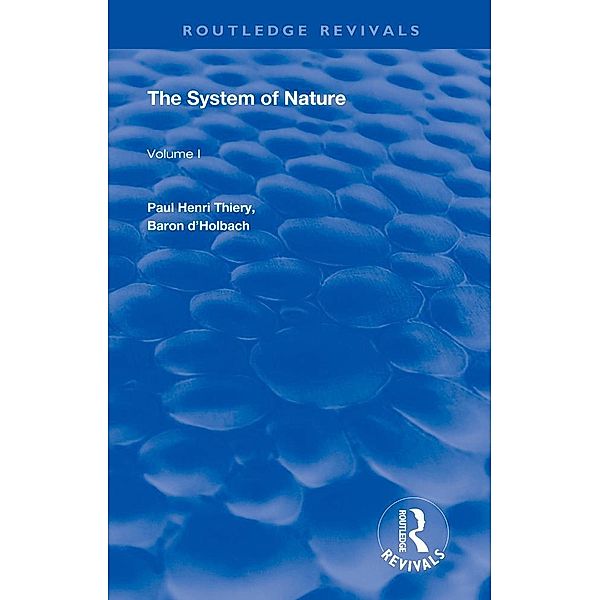 The System of Nature, Paul Henri Thiery