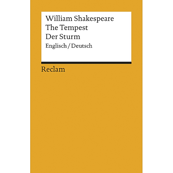 The Tempest  / Der Sturm, William Shakespeare