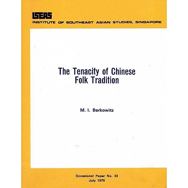 The Tenacity of Chinese Folk Tradition, M. I. Berkowitz