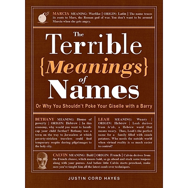The Terrible Meanings of Names, Justin Cord Hayes