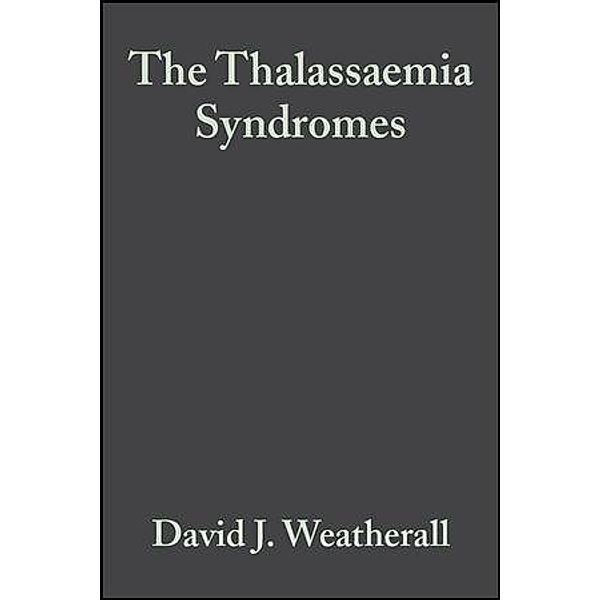 The Thalassaemia Syndromes, David J. Weatherall, J. B. Clegg