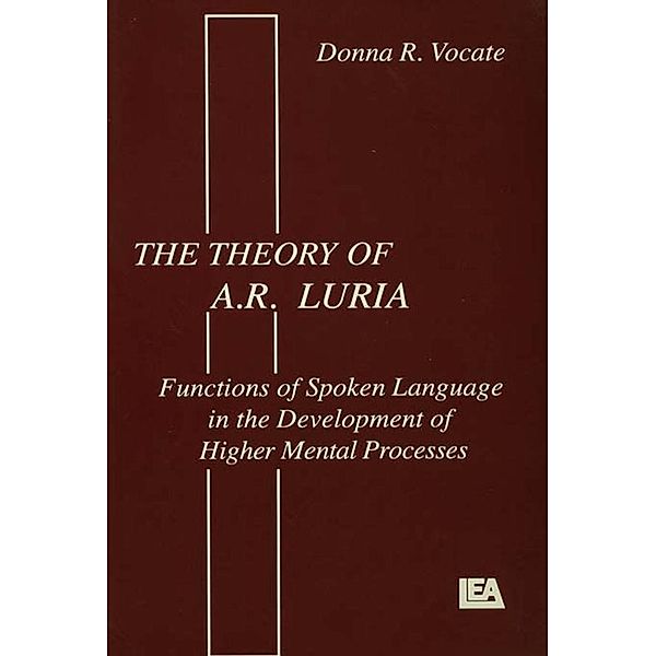The theory of A.r. Luria, Donna R. Vocate