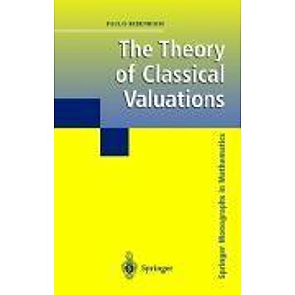 The Theory of Classical Valuations, Paulo Ribenboim