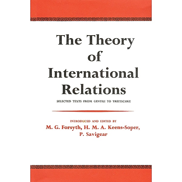 The Theory of International Relations, Friedrich Lutz