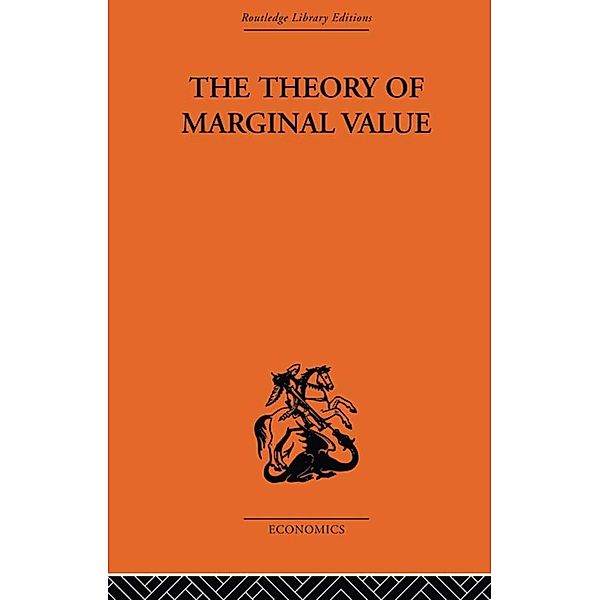 The Theory of Marginal Value, L. V. Birck
