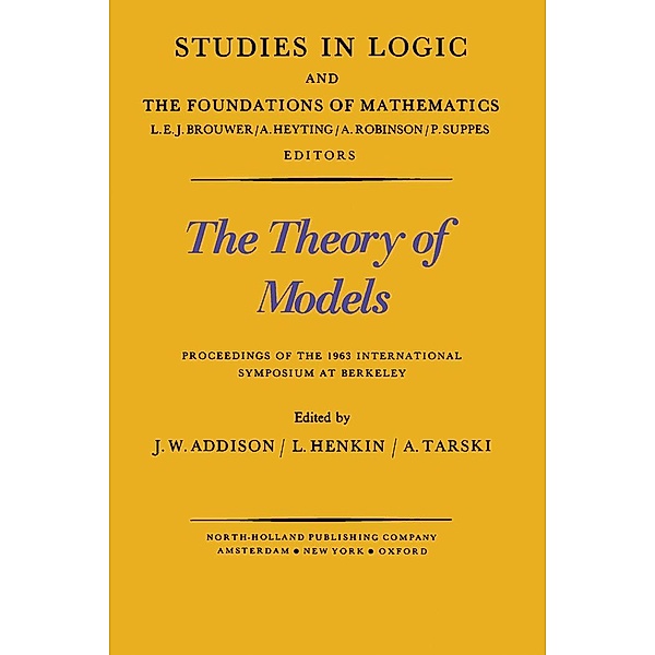 The Theory of Models