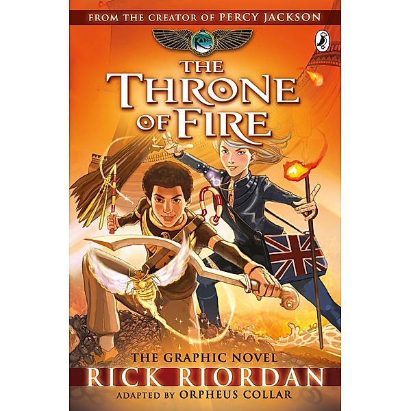 The Throne of Fire: The Graphic Novel (The Kane Chronicles Book 2) / Kane Chronicles Graphic Novels Bd.2, Rick Riordan