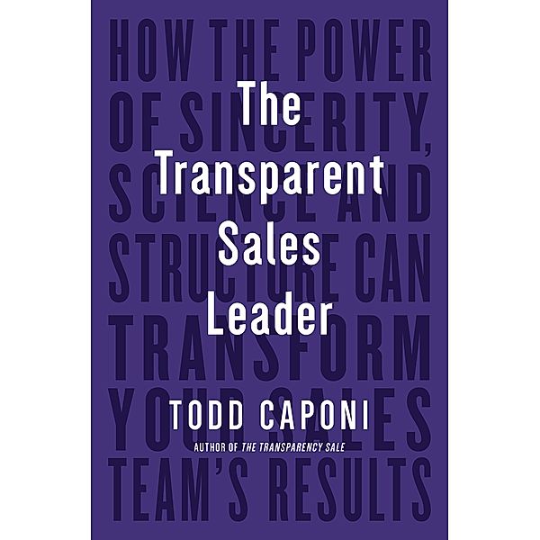 The Transparent Sales Leader, Caponi