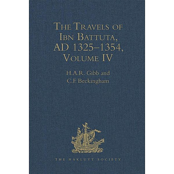 The Travels of Ibn Battuta, AD 1325-1354, H. A. R. Gibb, C. F. Beckingham