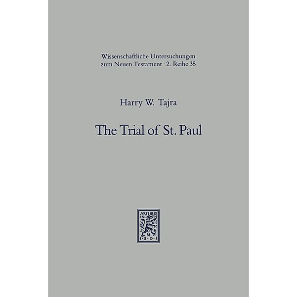 The Trial of St. Paul, H. W. Tajra