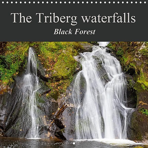 The Triberg waterfalls Black Forest (Wall Calendar 2021 300 × 300 mm Square), Ursula Di Chito