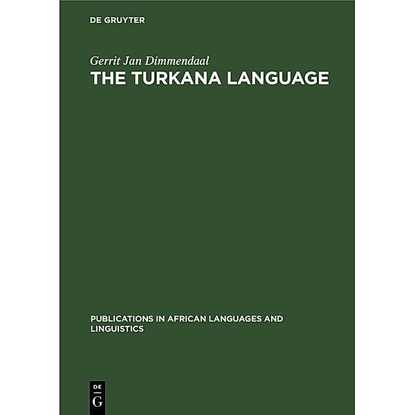 The Turkana Language, Gerrit Jan Dimmendaal