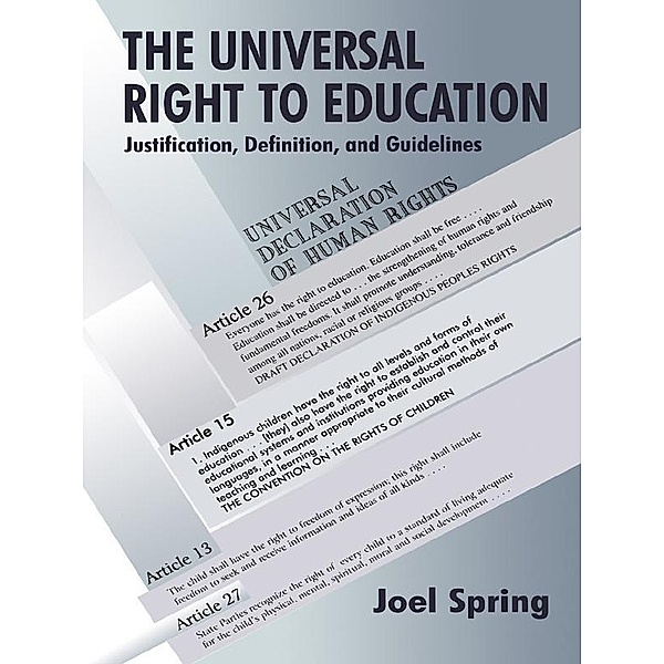 The Universal Right to Education, Joel Spring