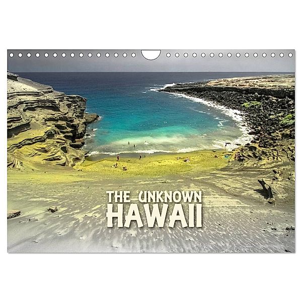 The Unknown HAWAII (Wandkalender 2024 DIN A4 quer), CALVENDO Monatskalender, Dr. Günter Zöhrer