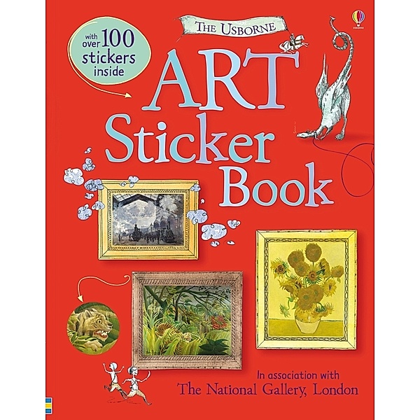 The Usborne Art Sticker Book, Sarah Courtauld, Kate Davies
