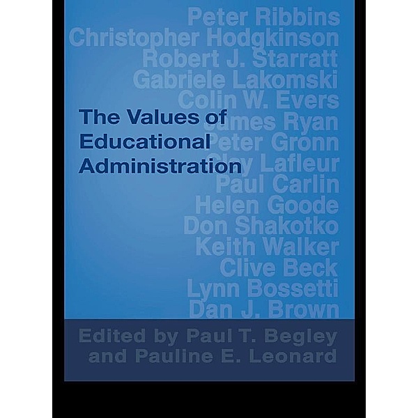 The Values of Educational Administration