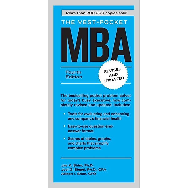 The Vest-Pocket MBA / Portfolio, Jae K. Shim, Joel G. Siegel, Allison I. Shim