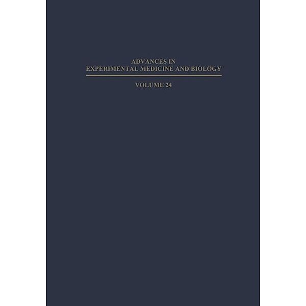 The Visual System / Advances in Experimental Medicine and Biology Bd.24