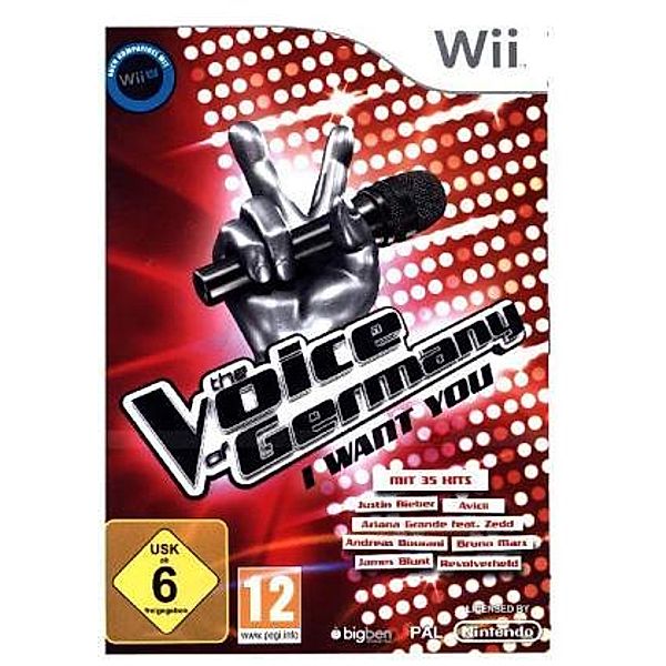The Voice of Germany, I want you, 1 Nintendo-Wii-Spiel