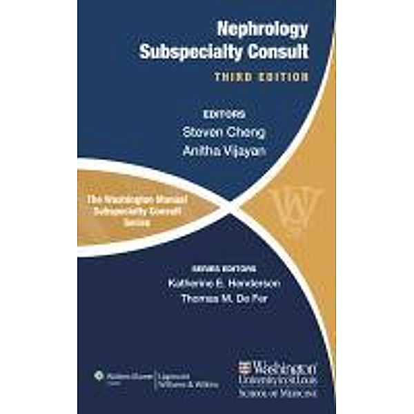 The Washington Manual of Nephrology Subspecialty Consult, Steven Cheng