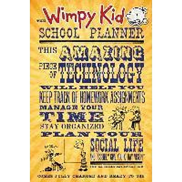 The Wimpy Kid School Planner, Jeff Kinney