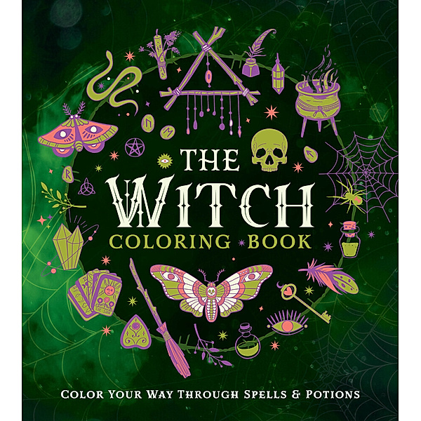 The Witch Coloring Book, Editors of Chartwell Books