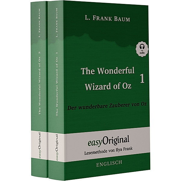 The Wonderful Wizard of Oz / Der wunderbare Zauberer von Oz - 2 Teile (Buch + 2 MP3 Audio-CDs) - Lesemethode von Ilya Frank - Zweisprachige Ausgabe Englisch-Deutsch, m. 2 Audio-CD, m. 2 Audio, m. 2 Audio, 2 Teile, L. Frank Baum