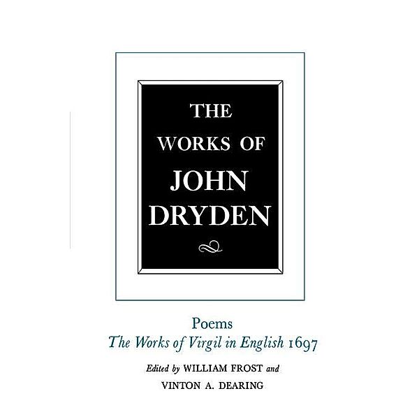The Works of John Dryden, Volume V / Works of John Dryden Bd.5, John Dryden